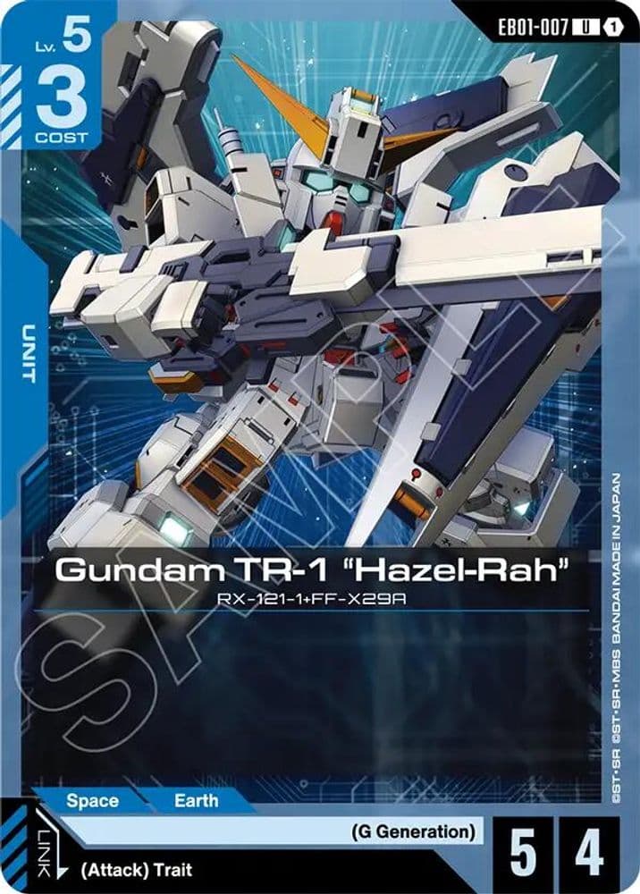 Gundam TR-1 "Hazel-Rah" card
