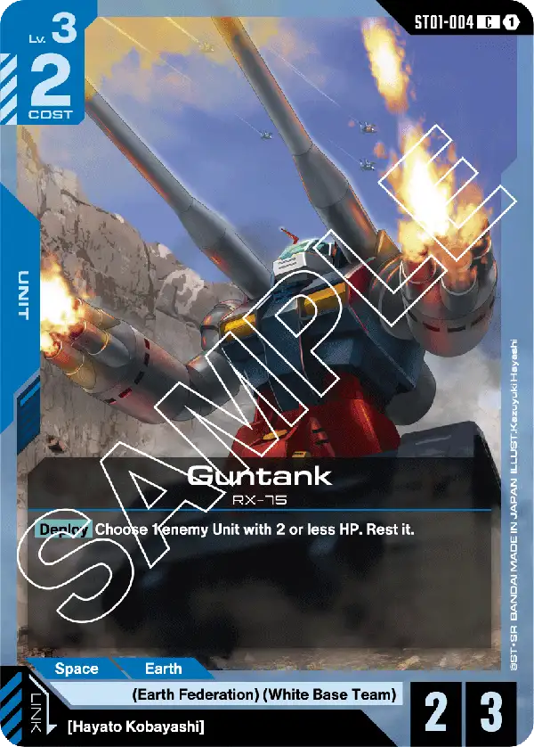 ST01-004 Guntank card image