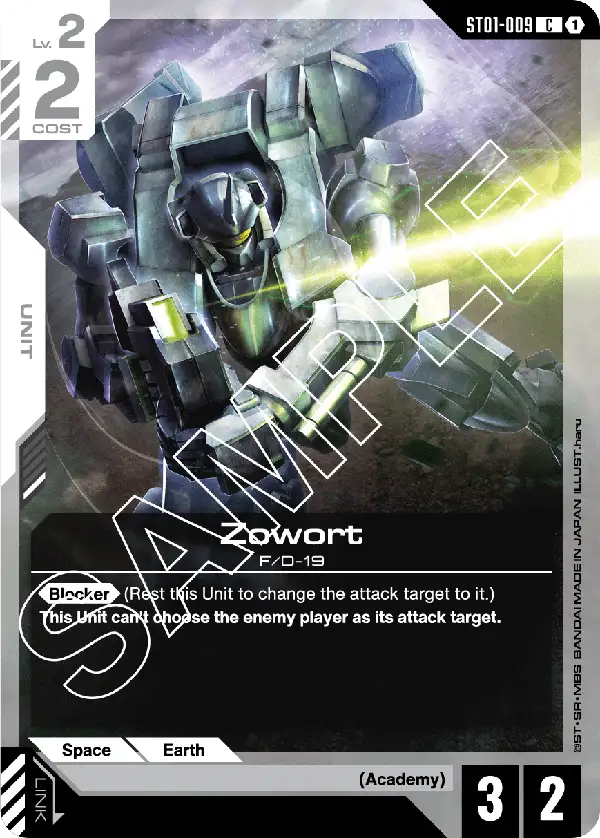 ST01-009 Zowort card image