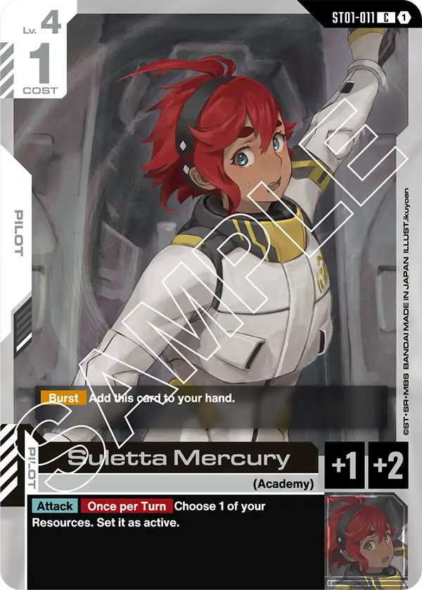 ST01-011 Suletta Mercury card image