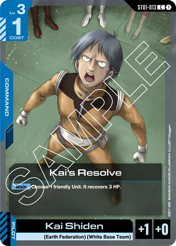 ST01-013 Kai's Resolve card image