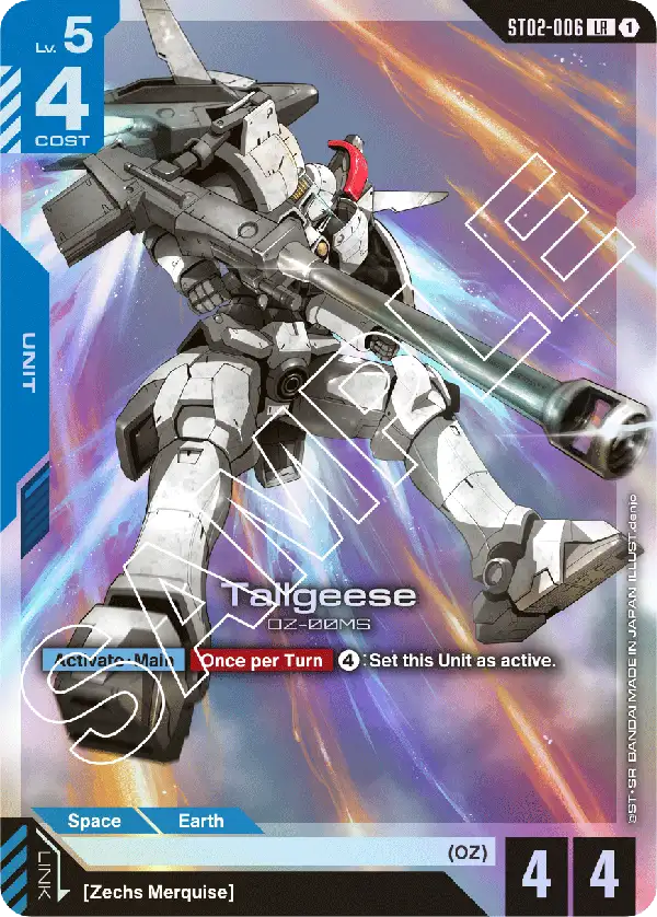 ST02-006 Tallgeese card image