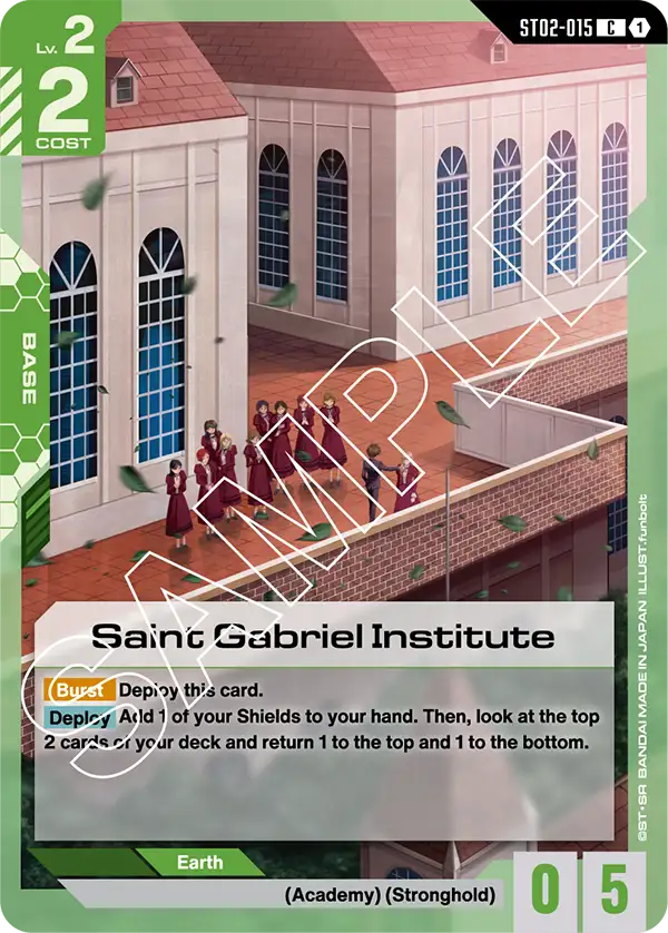ST02-015 Saint Gabriel Institute card image