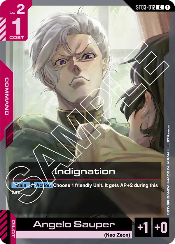 ST03-012 Indignation card image
