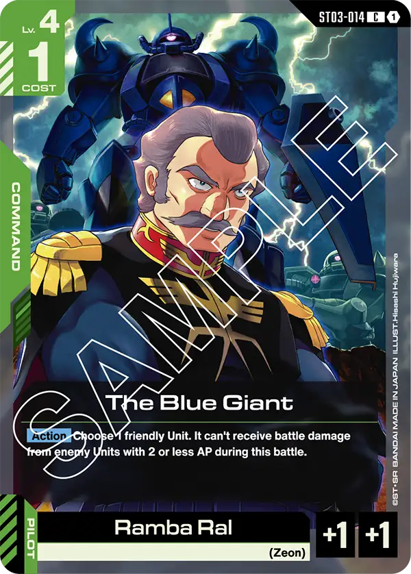 ST03-014 The Blue Giant card image