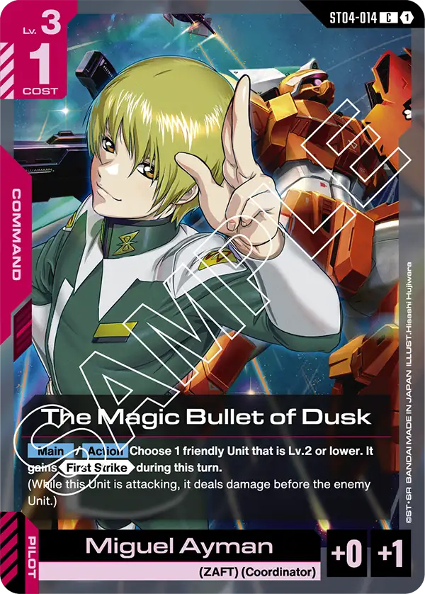 ST04-014 The Magic Bullet of Dusk card image